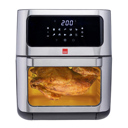 Sensio Home 12L Air Fryer Oven Rotisserie Function and Dehydrator, 10 in 1 Digital Display, 90 Minute Timer, Basket plus 4 More Accessories, Family