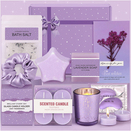 Pamper Birthday Gifts For Women, Best Friend Gifts for Her Unique Relaxation Self Care Package for Her Get Well Soon Spa Bath Set For Women Skin Care