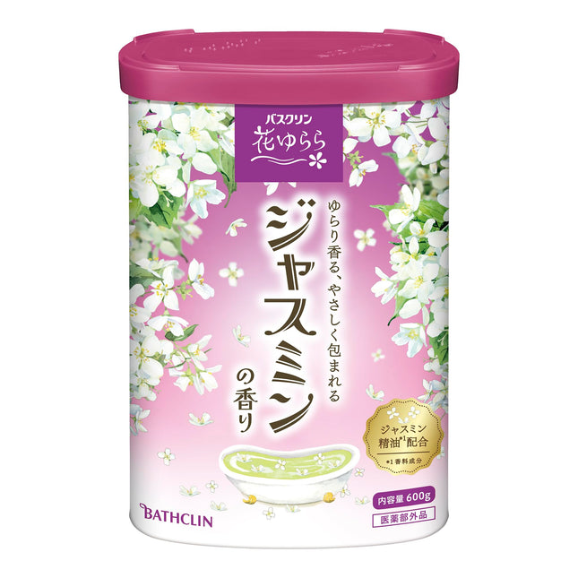 (Non-medicinal products) Bathclin bath salt Jasmine scent 600g (about 30 times) Fatigue recovery