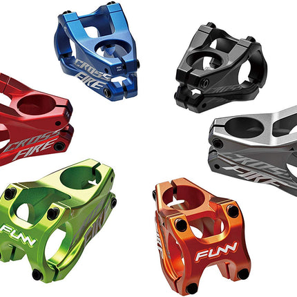 Funn Crossfire Mountain Bike Stem with 31.8mm Bar Clamp - Durable and Lightweight Alloy Bike Stem for Mountain Bike and BMX Bike, Length 50mm stem