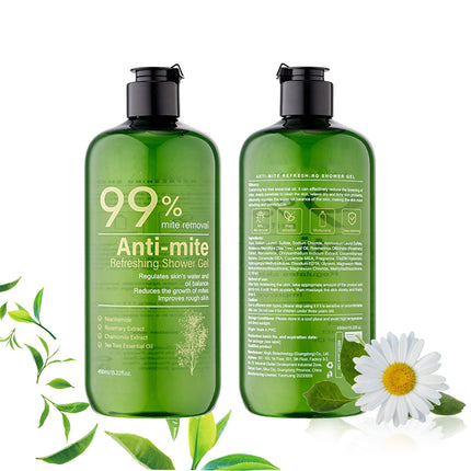 Antibacterial Body Wash & Soap, Antifungal Body Wash, Anti Fungal Shower Gels, Tea Tree Shower Gel for Men & Women, Anti-Mite Shower Gel for women,