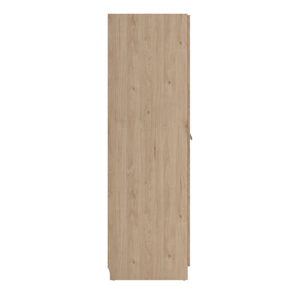 Brande Wardrobe with 3 frame doors in Jackson Hickory