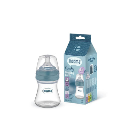 Mooma Kindy Feeding Bottle Starter Set - Ball Blue