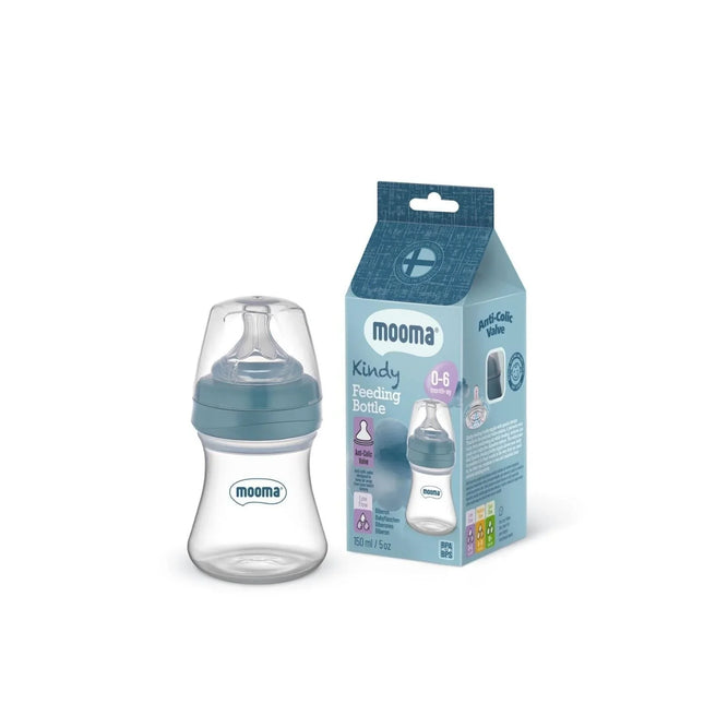 Mooma Kindy Feeding Bottle Starter Set - Ball Blue