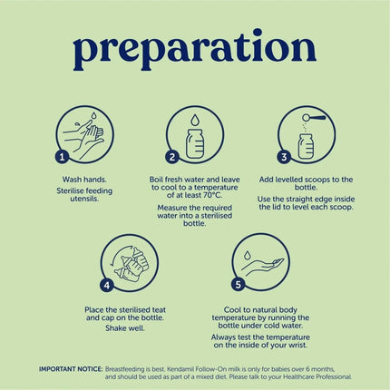 Kendamil Stage 1 Organic First Infant Milk Formula from Birth 800g