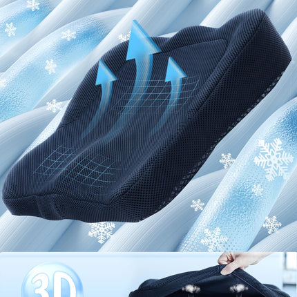 Gel Seat Cushion, Extra19.7"Chair Seat Pads for Wheelchair, Soft Cushions for Car Office Chair for Pressure Coccyx Sciatica Pain Relief, Ergonomic