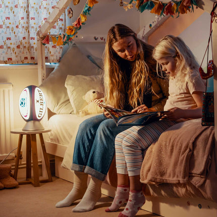 Rugby Ball Scotland Globall Adults and Kids Night Light | Official SRU & Gilbert Licensed Night Lamp | Rugby Gifts for Men and Women | Cool Bedroom