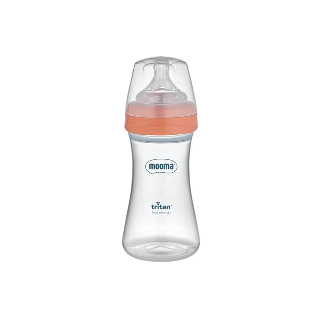 Mooma Neutra Tritan Bottle Medium Flow 6-18 months 250ml - Coral Pink