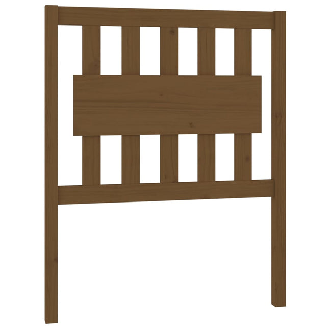 Bed Headboard Honey Brown 80.5x4x100 cm Solid Wood Pine