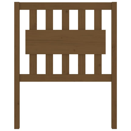 Bed Headboard Honey Brown 80.5x4x100 cm Solid Wood Pine