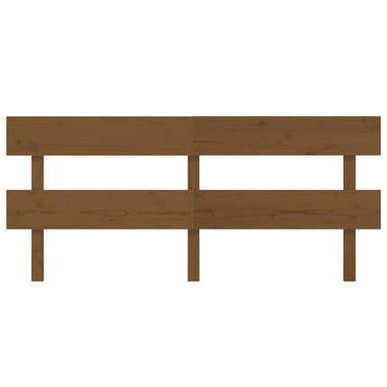 Bed Headboard Honey Brown 184x3x81 cm Solid Wood Pine