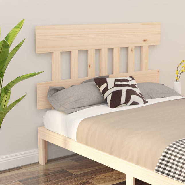 Bed Headboard 143.5x3x81 cm Solid Wood Pine
