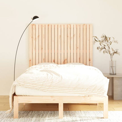 Wall Headboard 127.5x3x110 cm Solid Wood Pine