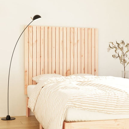 Wall Headboard 127.5x3x110 cm Solid Wood Pine