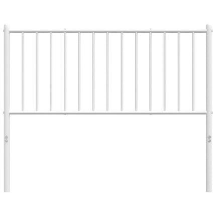 Metal Headboard White 107 cm