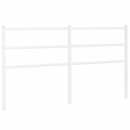 Metal Headboard White 150 cm
