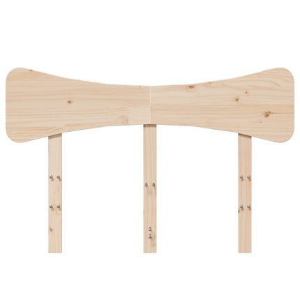 Headboard 135 cm Solid Wood Pine