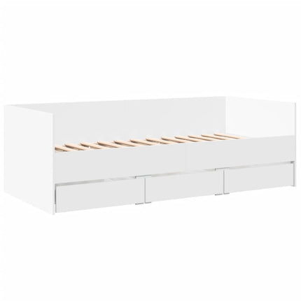 Modern Wooden Single Size 2-in-1 Daybed Sofa Bed With 3 Storage Drawers