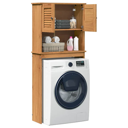 Washing Machine Cabinet VIGO Honey brown 72.5 x 27 x 161 cm