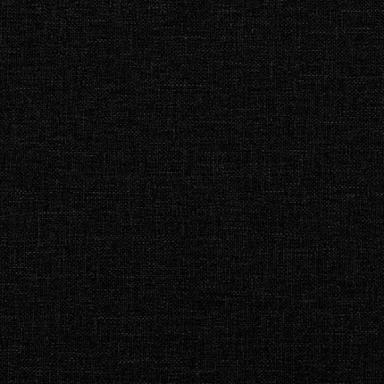 Bed Frame with Upholstered Headboard Black 75 x 190 cm Fabric