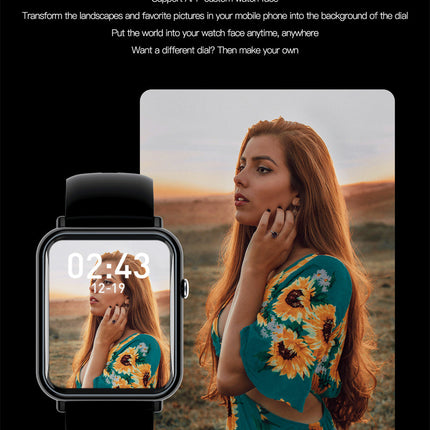 Premium Smart Waterproof Watch - IP67 Fitness Tracker with Bluetooth 5.2 | 1.69" HD Display