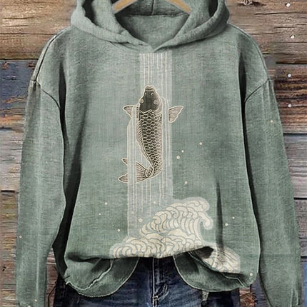 3D Digital-printed Sweatshirt For Women Loose-fitting Casual Pullover