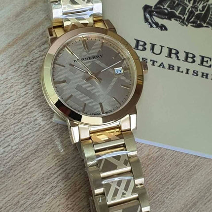 Burberry BU9038 Ladies 38mm Engraved