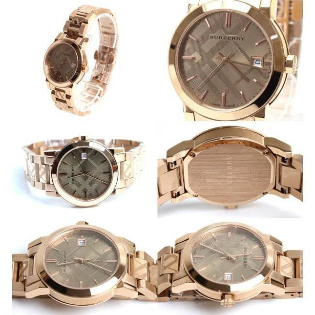 Burberry BU9146 Ladies 34mm Rose Gold