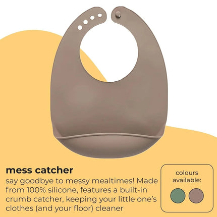 Vital Baby Nourish Mess Catcher - Natural Stone