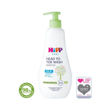 HiPP Head to Toe Baby Wash 400ml