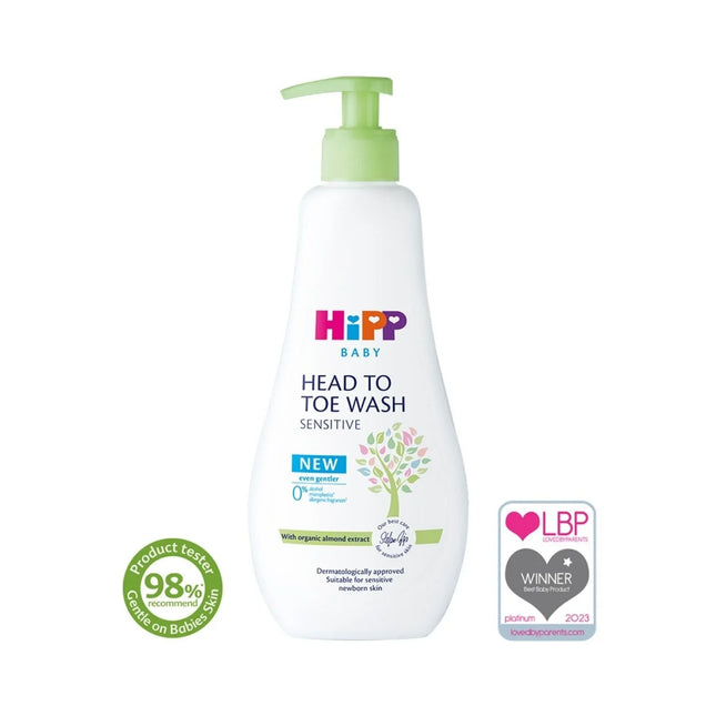 HiPP Head to Toe Baby Wash 400ml