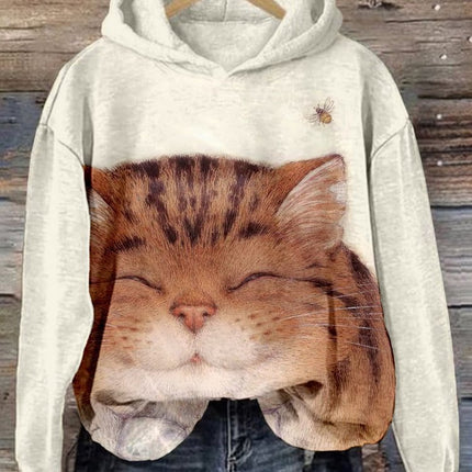 3D Digital-printed Sweatshirt For Women Loose-fitting Casual Pullover