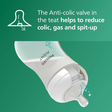 Philips Avent Natural Response Glass Bottle 3-6 months 240ml