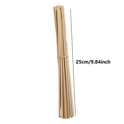 100Pcs Reed Diffuser Sticks Set 3mm 8inch Fiber Reed Diffuser Sticks Fragrance for Bedroom Office Bathroom Home