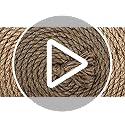 Aoneky Jute Rope - 14/16/20/25/30/40/50mm Heavy Duty Twisted Natural Hemp Rope for Garden, Tug of war, Nautical, Chandelier, Climbing Hammock and DIY Art Ideas for Decorate (30mm /30m)