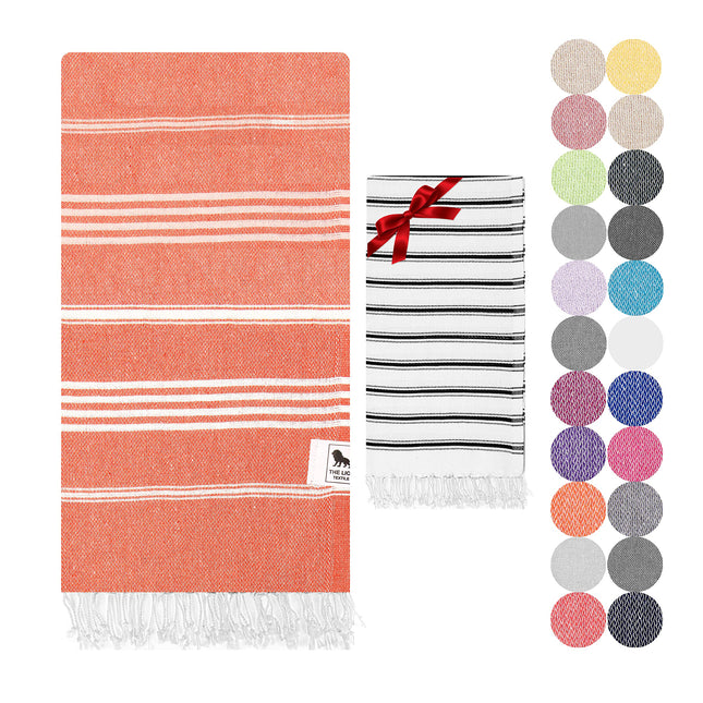 Beach towel - Turkish Beach Towels and Hand Towel. Ultrathin, Lightweight, Quick-Drying and Soft Cotton Beach Towels for Adults. Perfect for Beach,