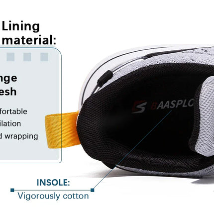 Baasploa Lightweight Running Shoes For Men 2022 Men's Designer Mesh Casual Sneakers Lace-Up Male Outdoor Sports Tennis Shoe