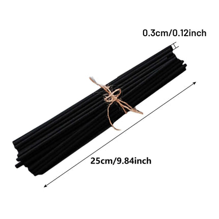 100Pcs Reed Diffuser Sticks Set 3mm 8inch Fiber Reed Diffuser Sticks Fragrance for Bedroom Office Bathroom Home
