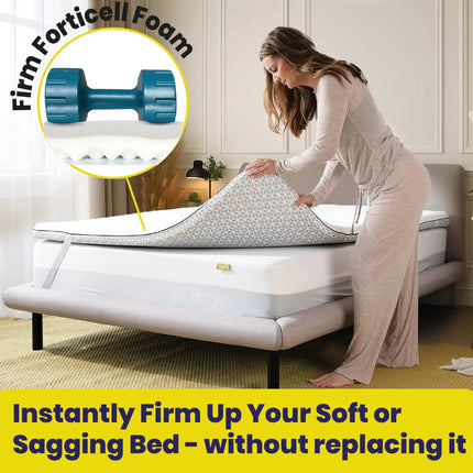 Brightr®  Titan 2 in 1 Mattress Firm Mattress Topper  - Medium/Firm