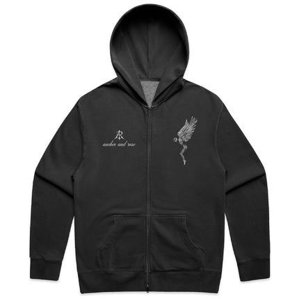 Fallen Angel Faded Relax Zip Hoodie