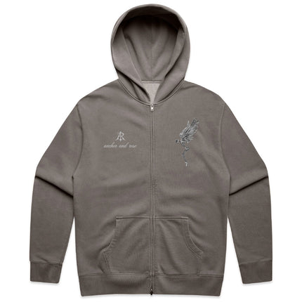 Fallen Angel Faded Relax Zip Hoodie
