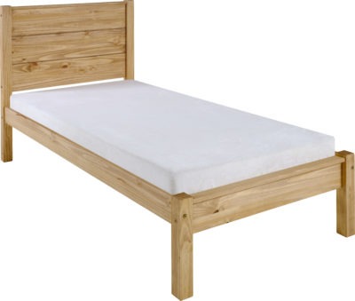 Barton 3' Bed in Waxed Pine