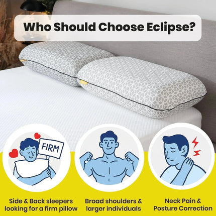 Brightr® Eclipse Adjustable Firm Memory foam pillow