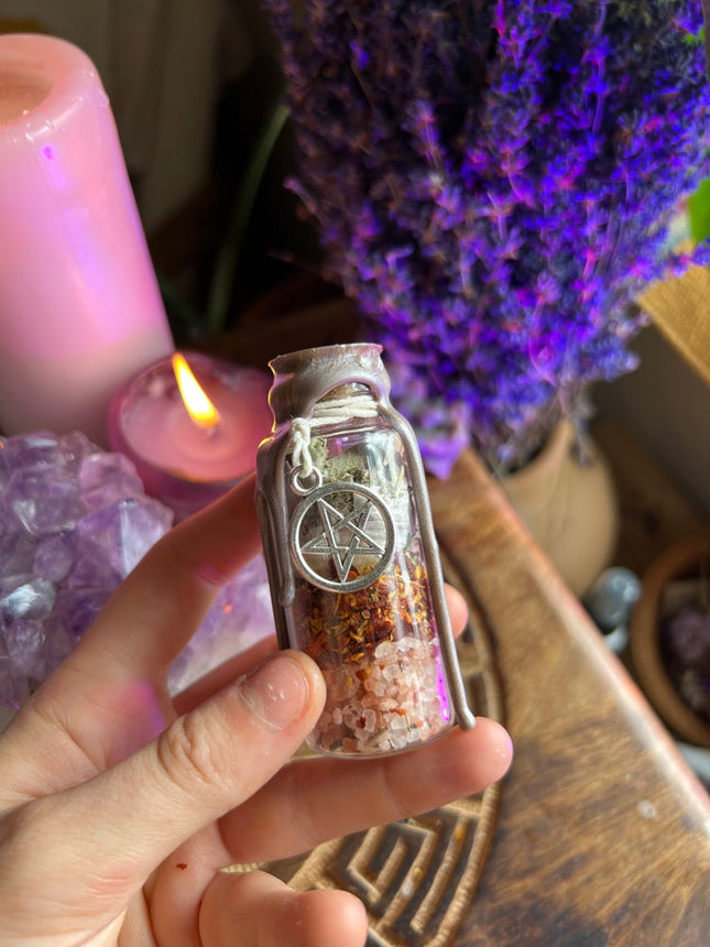 Banish Hexes Spell jar