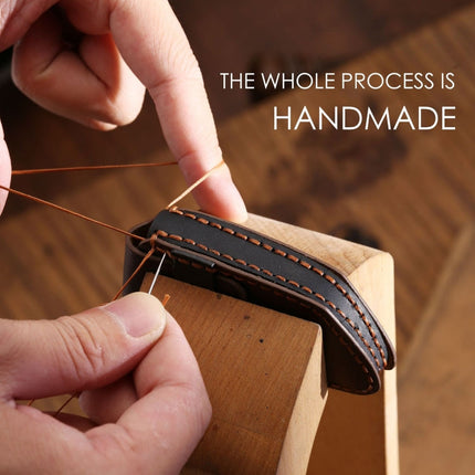 For Chevrolet Folding Hallmo Car Cowhide Leather Key Protective Cover Key Case(Blue)