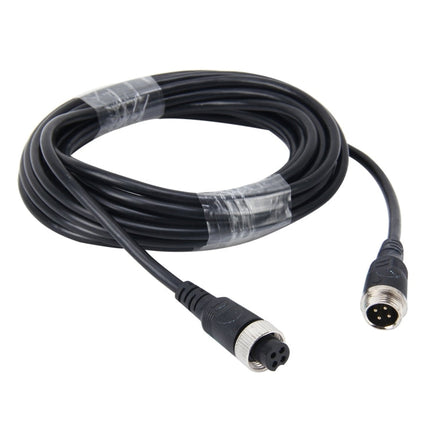 10m M12 4P Aviation Connector Video Audio Extend Cable for CCTV Camera DVR, 10m