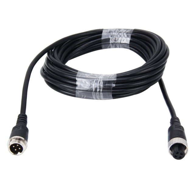 10m M12 4P Aviation Connector Video Audio Extend Cable for CCTV Camera DVR, 10m