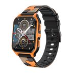 Orange Black Camouflage