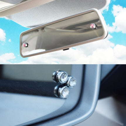 6 in 1 Car Diamond Sticker Set Personality Crystal Decoration