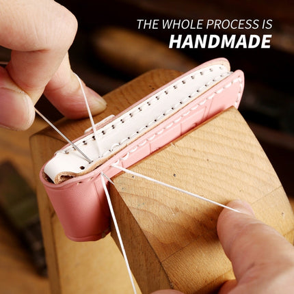 Hallmo Car Female Style Cowhide Leather Key Protective Cover for Volkswagen, B Type Folding(Pink)